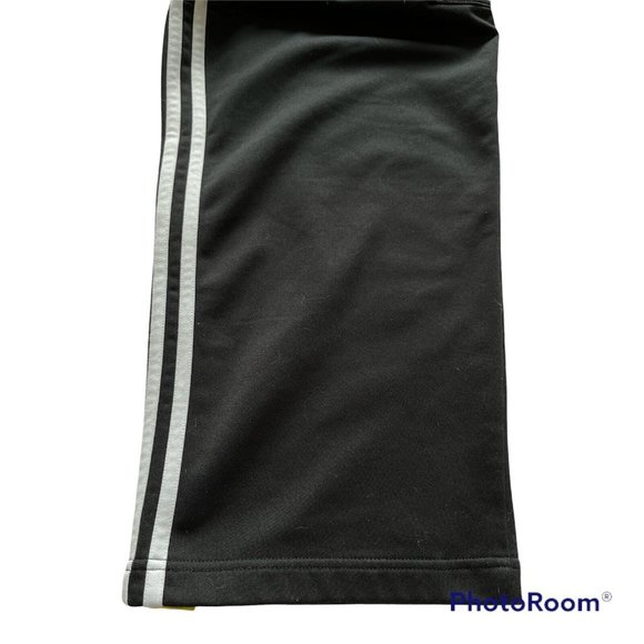 Adidas Men’s Black 3 Strip Polyester Blend Athletic Workout Soccer Pants Sz XXL - Picture 4 of 8